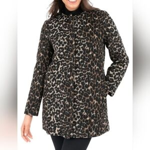 Nine West Leopard Print Women's Coat